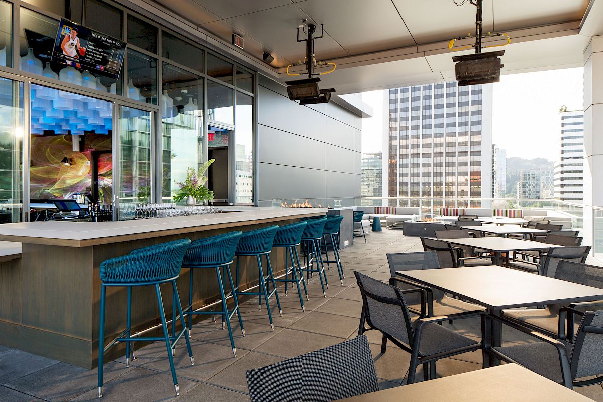 Xport Bar & Lounge rooftop